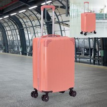 하드 캐리어 20형 핑크 승무원캐리어 여행파우치 소형여행가방 가벼운캐리어 여행용캐리어사이즈 여행가방캐리