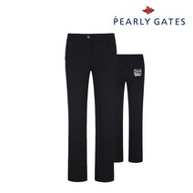 파리게이츠 골프 pearlygatesgolf여성 버튼 포켓 부츠컷 팬츠 P521A1PT356_BK, 002, BK