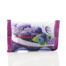 상투머리 피부각질 블루베리 때비누 150g 3입 때줄줄, 1