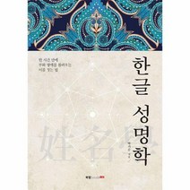 한글 성명학, 상품명