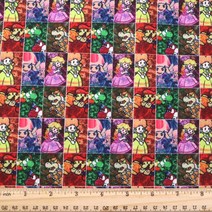 취미 퀼트 diy 도구 50x145cm 패치 워크 만화 게임 100% 면/스트레치 원단 조직 바느질 재료 DIY 수제, [02] 50x145cm, [03] 4 ways stretch knit, [09] 1089181