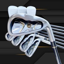 HONMA U100 골프 클럽 남자 아이언 세트 골프채풀세트 파크 골프채, 1.R