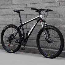 DK 산악자전거 MTB 변속자전거 디스크브레이크 ZXC005, 27속도, 탑 피팅 블랙 스포크 휠