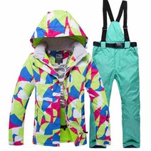 더블 여성 방한 스케이트복 슈트 방풍 방수 두꺼운 싱글 보드복상하세트