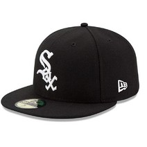 New Era 59Fifty 남성용 모자 캡 뉴욕 양키즈 블랙/블랙/화이트 11941966 블랙/화이트., 7 7/8