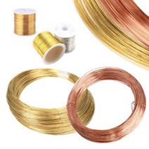 구리선 적동선 황동선 코팅안된 구리철사 전선 0.5mm 1mm 2mm 3mm M 재단, 구리선(적색)_굵기1.5mm(1M-이어서재단)