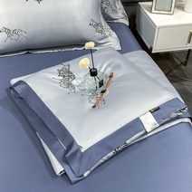 부드러운 여름 이불 세트 호텔식 텐셀 실크 침구 퀸 라지킹135785 아이스 Tencel 에어컨 얇은 싱글 더블 세탁 시원한 4 종