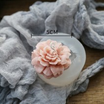 밀랍왁스 천연밀랍왁스 야화 아로마 테라피 양초 금형 수제 diy 실리콘 카네이션 로즈 비누 모델 석고, 03 as picture