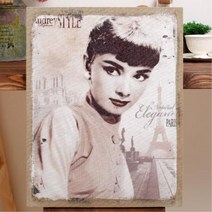 오드리햅번 그림 캔버스 카페 촬영 소품 액자파는곳