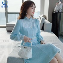 셀럽당 원피스 여 겨울 이너 스커트 슬림 니트 스커트