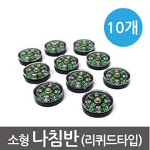 10P 소형 리퀴드 나침반 초등과학 실험 만들기 자침 북극 원리 지도 준비물 위치 수업 자기장 놀이 축