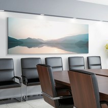 풍수아트 07.[I]행운 호수 | 캔버스액자 소형[106x40cm]
