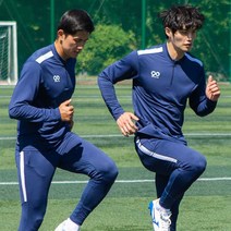 19108_나인티플러스 하프집업 네이비화이트