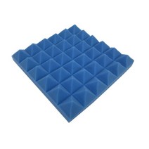 방음 패널 단영 흡음판 셀프 시공 피라미드 어쿠스틱 폼 흡수 절연 처리 스폰지 패드 벽, 파란색, 12개