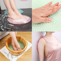 샤르망 실리콘 발지압매트, 커피색, 1개