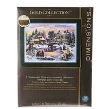 Dimensions 프랑스자수패키지 골드컬렉션 십자수 키트 오로라 캐빈 16, A Treasured Time