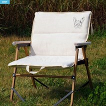 매드독캠프 캠핑의자 커버 로우체어워머 보온커버, 블랙, 1개