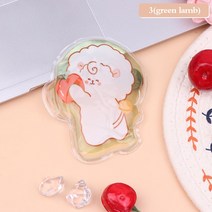 사무용 휴대용 미니 겨울 재사용 가능한 젤 핸드 워머 따뜻하고 자체 난방 귀여운 인쇄 인스턴트 팩 신제, 03 A3