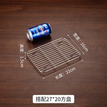 채반 스텐망걸이 발칸망 트레이 물빠짐 그릴 오븐 건조망 물빠짐망 바베큐망 거름망, 04 22X16X1.5cmV발