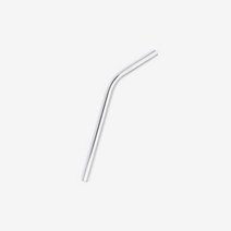 [에코앤드] 환경을 생각하는 스테인레스 빨대 밴딩형 1입(12.7cm) 지름 6mm, 단품, 단품, 1개, 1개