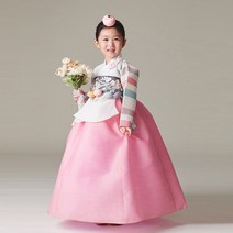 진선미 여아한복 은하수 색동 아이당의 백일~15호 국내제작 설빔 추석빔