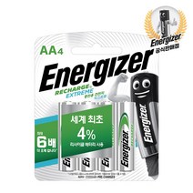 에너자이저 충전용 충전지 AA 4입, 1개