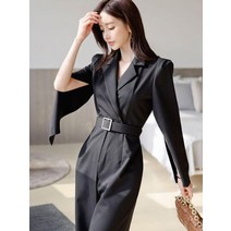 와이드점프수트 루즈핏 오버롤팬츠 여자바디수트 정장 긴팔 카라