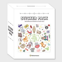 미니애니멀팩ver.2 S35 스티커팩 인스 인스모음, 단품