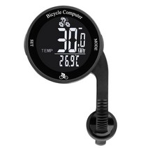 속도측정기 스피드건 속도계 무선 LCD 스크린 자전거 컴퓨터 방수 디지털 기능 사이클링 Ebike 속도계 산, 02 2