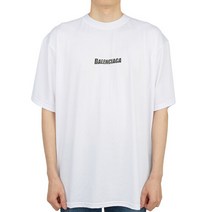발렌시아가 명품로고 남자 반팔티셔츠 657027 4B8B5 9000 900001