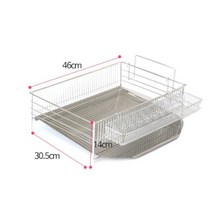 배수 식기건조기 그릇 랙 이중층 다기능 스테인레스 수저 꽂이, FREE, A타입 단일레이어