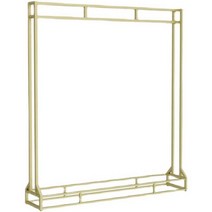 파이프 행거 옷걸이 웨딩드레스 양복 높은 철제 전시, (2층 남성복) 150x200cm 골드