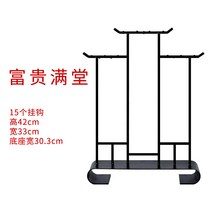디자인 홀더 철제 브러쉬 꽂이 거치대 도구 서예 붓 고급 붓걸이 건조대 회전, 성어 부귀와 재물이 온 누리에 가득하다. 부귀에 충만하