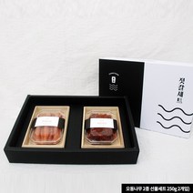 찬예찬 2종젓갈선물세트 오동나무 청정 동해안 속초, 250g, 1개, 1.명란젓 2.씨앗젓갈