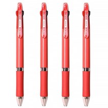 [마치] 밀룩스 파스텔 3색볼펜 0.7mm 잘써지는 펜, 10개입, 분홍색