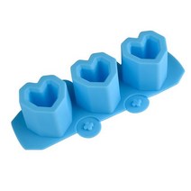 3홀 라운드 콘크리트 화분 석고 금형 DIY 아로마 테라피 양초 장식용, 12 12