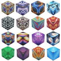 우주큐브 자석 3d 입체 완구 변신 합체 마그네틱 큐브18종, 2.레드