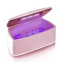 LXIANGN Nail Tool Sterilizer Portable Large USB Sterilization Box 1L High Temperature Cleaning for M, 분홍색