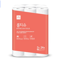 암웨이 행복한아름 롤티슈 프리미멈 천연펄프 3겹35m x 24롤, 1개