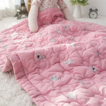 마우스 아사면 순면 60수 유아용 낮잠이불, 마우스-블루