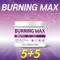 버닝맥스 5+5 열달분 올인원 버닝티 바디케어 식이섬유 카테킨 다이어트 차, 100g, 10개