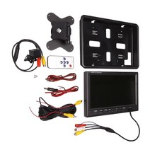 헤드레스트 뒷자석 모니터 9인치 자동차 LCD 모니터 HD HDMI/VGA/AV TV DVD 플레이어 카메라 후면보기 헤, 01 주황색