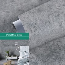 써모사이딩 거실아트월 템버보드 폼패널 새로운 콘크리트 pvc 회색 자체 접착 벽지 방수, 시멘트 벽 스티커, 60x500cm