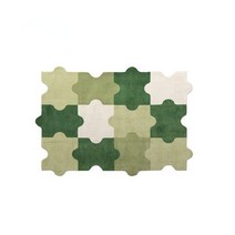 현관발매트 사무실 입구 가정용 주방 싱크대 불규칙한 거실 장식 카펫 아트 침실 침대 옆 푹신하고 부드러운 러그 집 공부 휴대품 보관소 미끄럼 방지, A_140x200cm