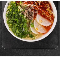 멜라민 식기 국수 그릇 라면 마라탕 칼국수 면기, 빨간색 3실 나사식 그릇 8.5인치 추가 두께