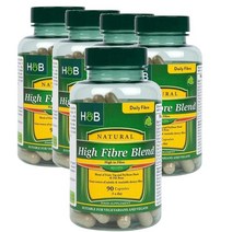 영국 홀랜드앤바렛 Holland & Barrett High Fibre Blend 내추럴 하이파이버 블렌드 90캡슐, 5팩