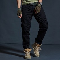 빅사이즈 남성 카모플라쥬 일바지 작업복 빅사이즈 멀티 포켓 면 카고 팬츠 바이크
