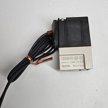 솔레노이드밸브 YSV307V-SD-D2 YPC(연우뉴메틱) 3포트 솔밸브, D4 (DC24V)