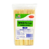 위시리빙 대나무 핫바꼬지 17cm, 5개, 100개입