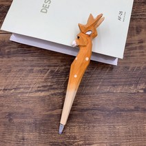 핸드메이드 동물 펜 30개 묶음 젤 잉크 블랙 학교 사무실 A6029, Deer 사슴 x 30
